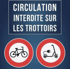 circulation trottoirs